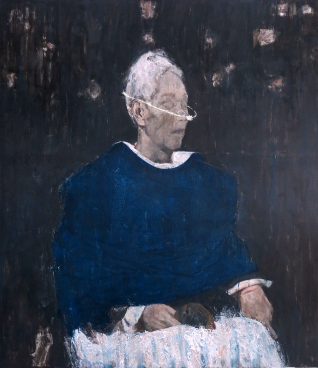 呼吸者肖像1 160×140cm 布面油画 2015年