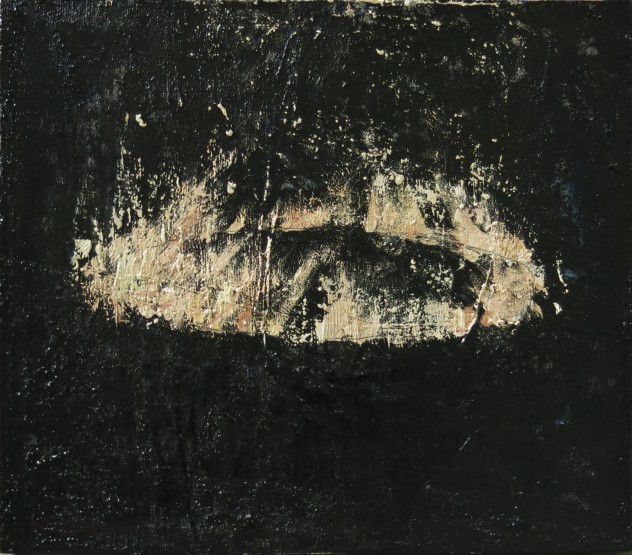 燃烧3 35×40cm 2016年 布面油画
