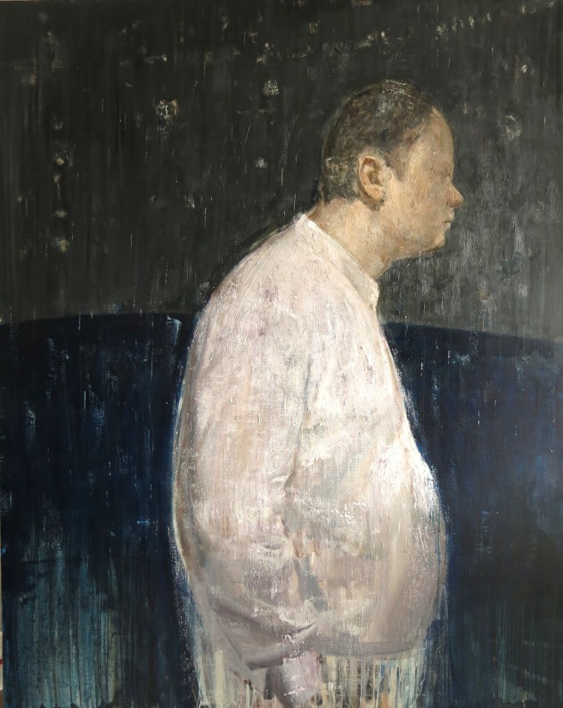 呼吸者肖像19 150×170cm 布面油画 2017年